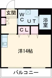 フロンティア【3階】の間取り