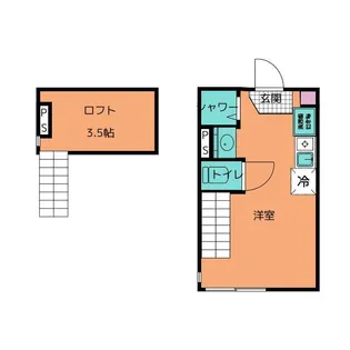 SUNNY HILLS 新小岩【2階】の間取り