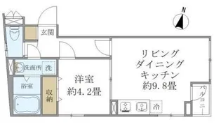 ロータス南長崎【2階】の間取り