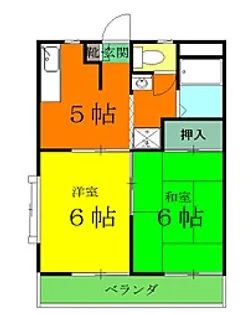 ツインKG【1階】の間取り