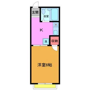 セジュール・カンダB棟【2階】の間取り
