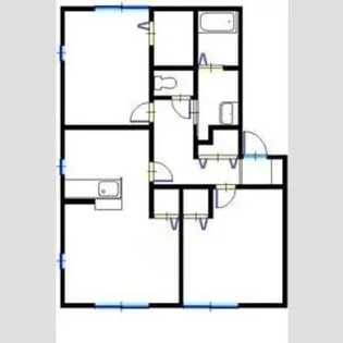 サンビレッジ瑞景【2階】の間取り
