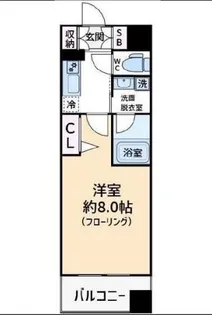 メイクスデザイン新宿【6階】の間取り