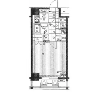 東京都江東区深川1【マンション】の間取り