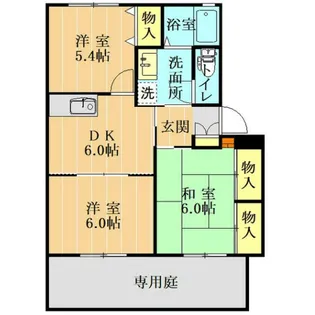 シンセリティB【1階】の間取り