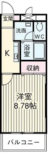 都町小川マンション【6階】の間取り