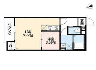 Willet s 鳳【2階】の間取り