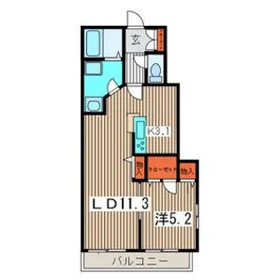 メゾン・アリスト【1階】の間取り