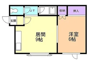 アークハーミット【2階】の間取り