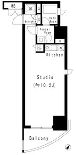 MFPR代々木タワー【7階】の間取り
