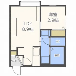 ムーンボー【3階】の間取り