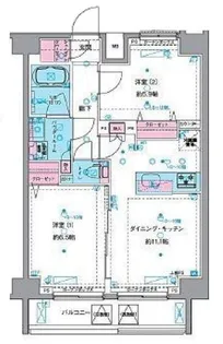 東京都台東区日本堤2【マンション】の間取り
