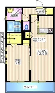 ヴィラ由比ガ浜【3階】の間取り