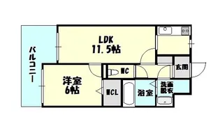福岡県糟屋郡粕屋町大字柚須【マンション】の間取り