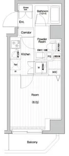 神奈川県横浜市中区吉田町【マンション】の間取り