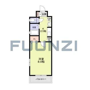 ヴィラ・ロクローII【2階】の間取り