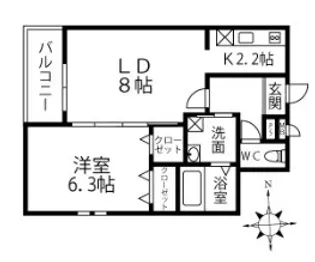 Solarc Vita(ソラーク ヴィータ)【2階】の間取り