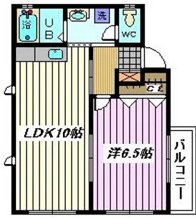 ディアス武蔵浦和【2階】の間取り