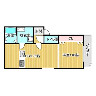 ARCASA KISHINOSATO VII【2階】の間取り