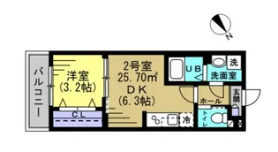 千葉県船橋市印内2【アパート】の間取り