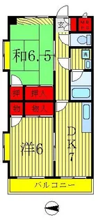 ハシェンダ東和【4階】の間取り