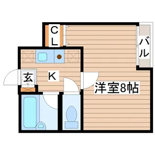 プランドビル土樋【3階】の間取り