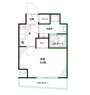東京都中野区大和町1【マンション】の間取り