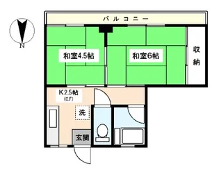青木ビル【4階】の間取り