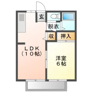 マーブル【2階】の間取り