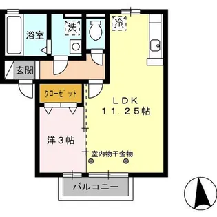 アーダ・レガーロ【2階】の間取り