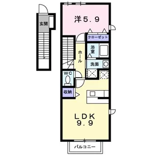 ボナンザ【2階】の間取り