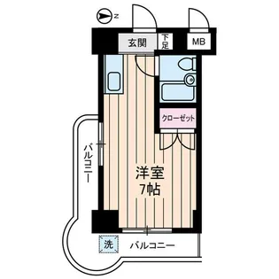 エレガンス綾瀬6【5階】の間取り