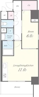 プティフルール【10階】の間取り