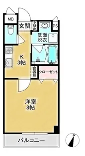 SAikyo SAKURAGI BL【6階】の間取り