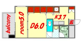 広島県広島市西区三篠北町【マンション】の間取り