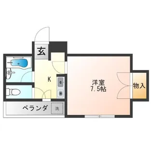 ラシーヌ21【4階】の間取り