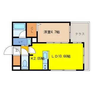 CASA VICOLO千歳【1階】の間取り