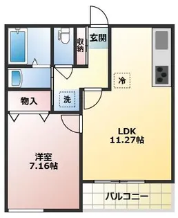 Pine ResidenceIII【2階】の間取り