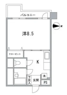 トーア錦糸町マンション【3階】の間取り