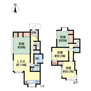 埼玉県北本市緑2【一戸建】の間取り