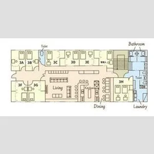シエルハウス土樋【3階】の間取り