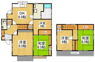 埼玉県狭山市大字水野【一戸建】の間取り