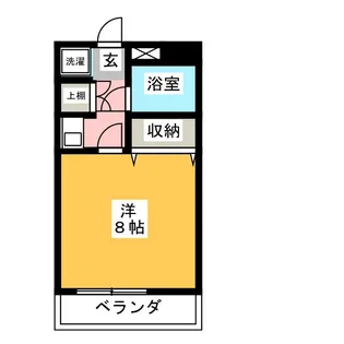 矢部ビル【1階】の間取り