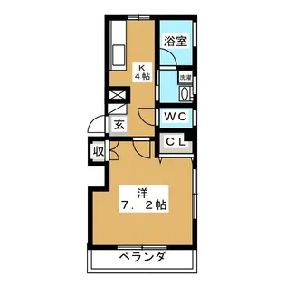 東京都大田区羽田6【マンション】の間取り