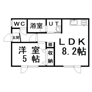 Wisteria【1階】の間取り