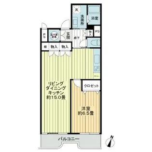 レスポワールみずほ台【2階】の間取り