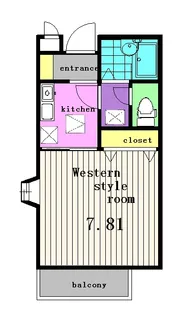 エルザII【2階】の間取り
