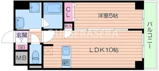 CAVANA梅田北【5階】の間取り