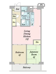メイツ桜新町【3階】の間取り