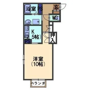 グローリーハイツIII【2階】の間取り